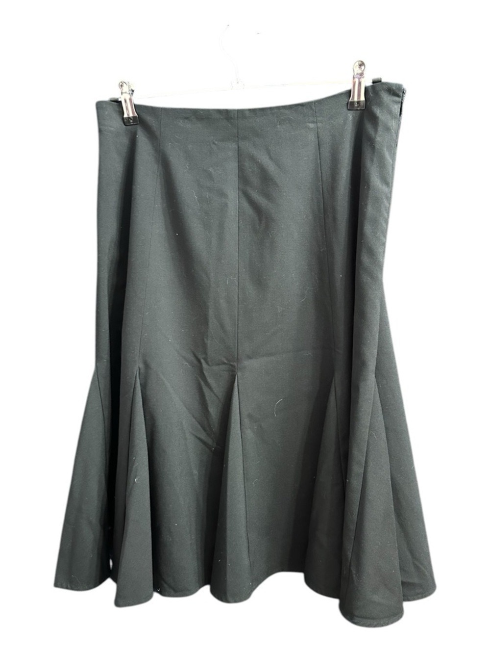 Inc International Concepts Black Flared Hem Tulip/Mermaid Midi Skirt - Picture 2 of 6